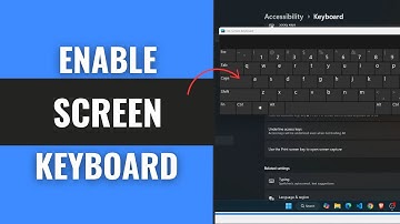 How to Enable On Screen Keyboard in Windows 10