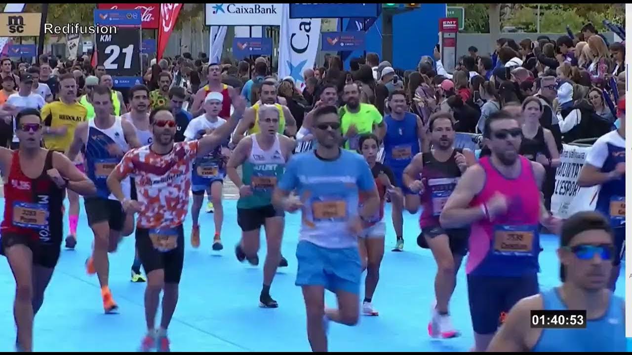 our arrival at Valencia half marathon 2023 YouTube