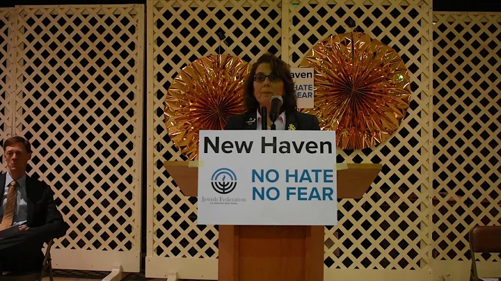 No Hate in New Haven Press Conference: Judy Alperi...