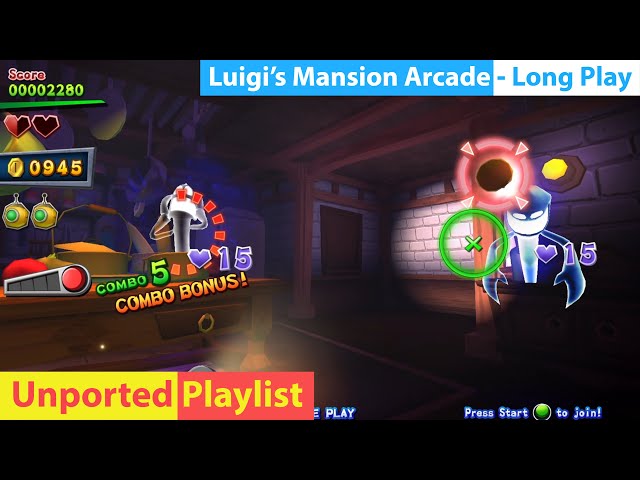 Sega Luigi’s Mansion Theater Arcade Game