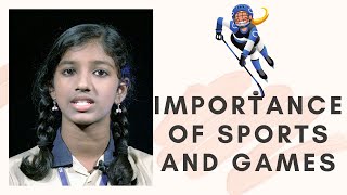 Importance of Sports and Games | Speech by Nizrin Suni  | Aura Global School Kodungallur