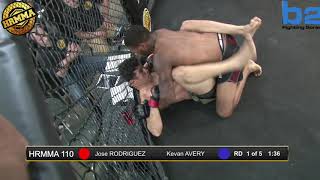 HRMMA 110 Fight 8 Jose Rodriguez vs Kevan Avery 155 Title Ammy