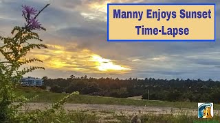 Manny Mannequin Enjoys Sunset, Timelapse, Sandcastle Mania