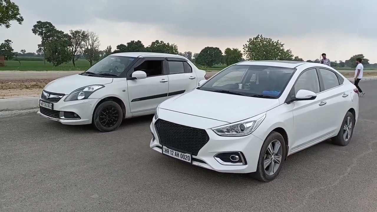 Swift Dzire (Petrol) Vs Verna (Diesel) | Drag Race 🏁 || MOHIT JAKHAR ||