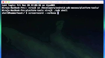 Using ADB to Screen Record