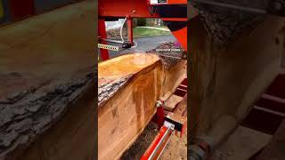 milling a cherry log