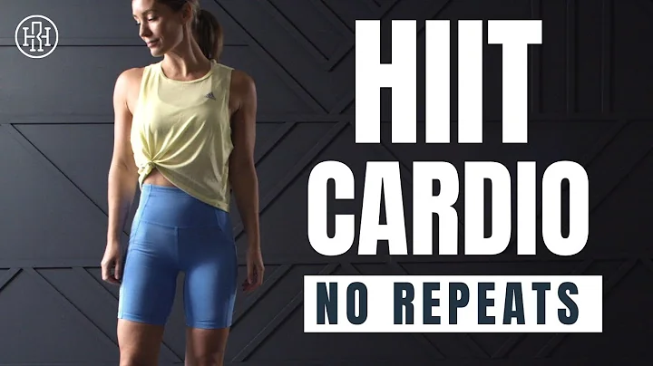 Extreme HIIT Cardio Workout // No Repeats (No Equi...