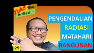 KELAS PENGENDALIAN RADIASI MATAHARI [29]