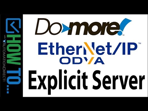 Do-more EtherNet/IP Explicit Client with a Do-more Explicit Server