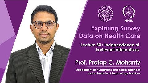 Lecture 30: Independence of Irrelevant ALternatives