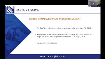 Can I use my NAFTA Certificate of origin for USMCA?