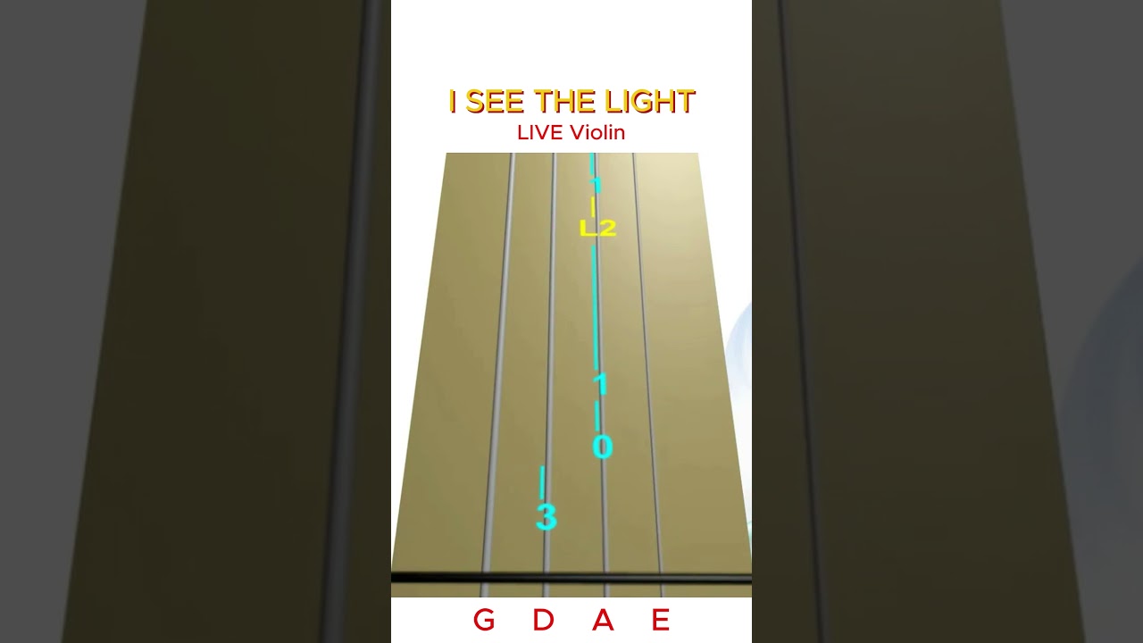 I See the Light – Tangled | LIVE Violin Cover 🎻✨ | Disney Music Short | Animated Violin TAB