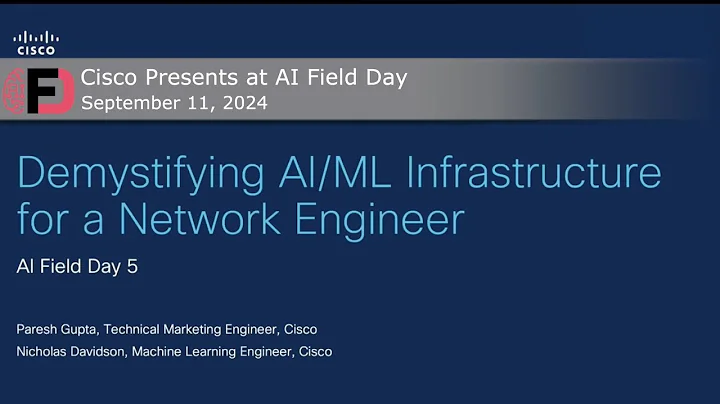 AI & ML Infrastructure for Network Engineers | Demystifying AI and ML Deployment