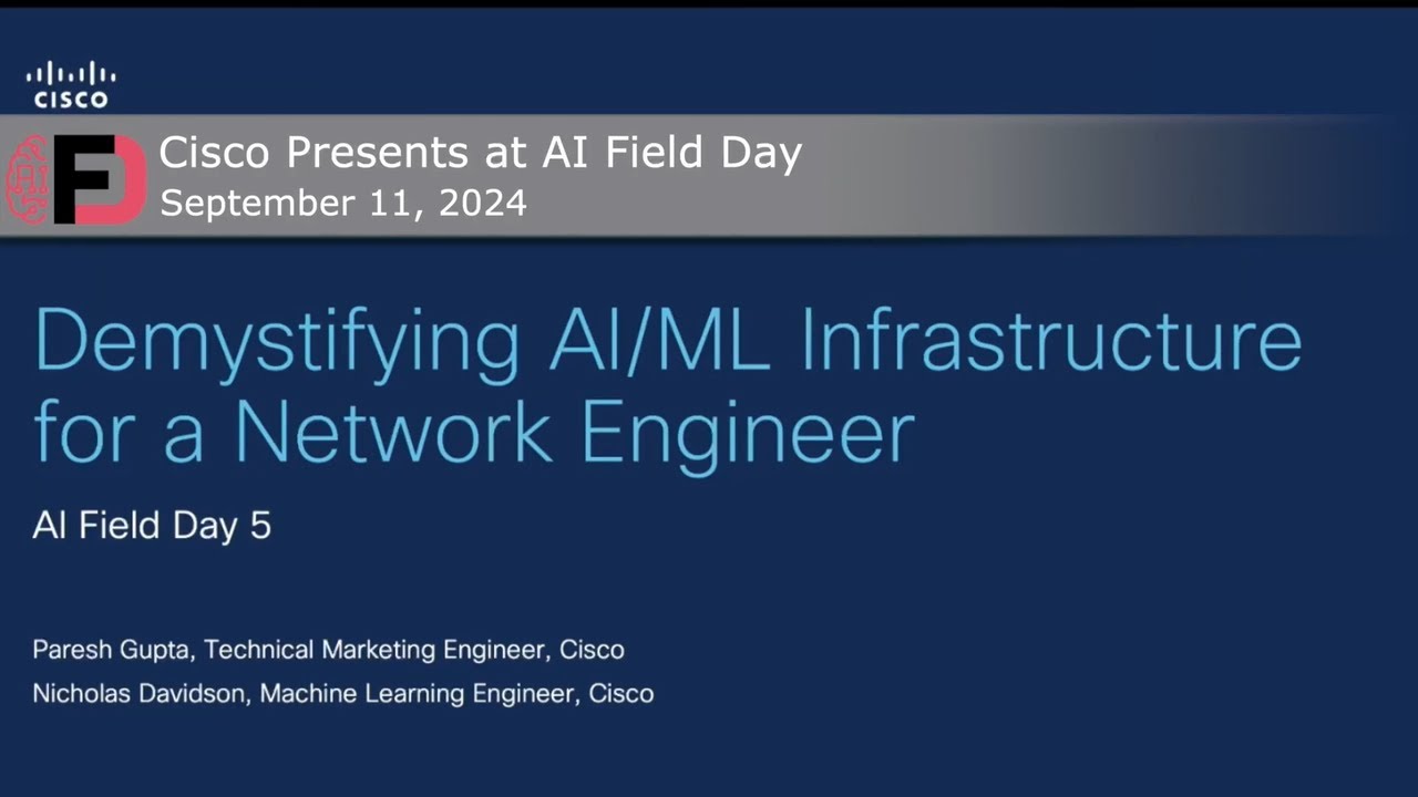AI & ML Infrastructure for Network Engineers | Demystifying AI and ML Deployment