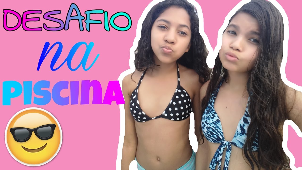 Desafio na piscina ft.Beatriz - YouTube