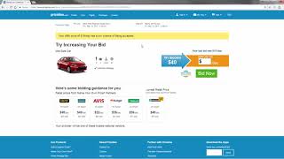 How To Rent A Car Using Priceline's Name Your Own Price Tool