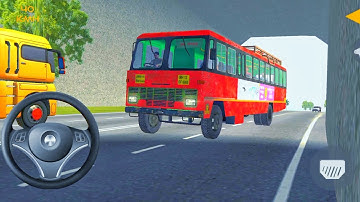🔴Indian Sleeper Bus Simulator 3D 💨| Tata Sleeper Bus Driving -😎 City Bus Games -🎵 Android Gameplay