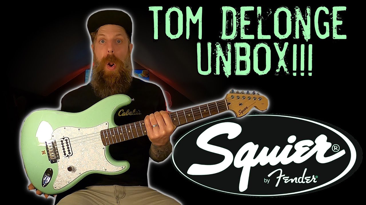 Another One!!  Unboxing My New Tom Delonge Strat