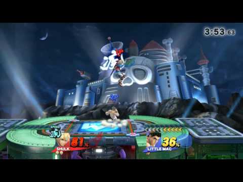 スマブラWiiU シュルクVSリトルマック