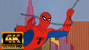 Spider-man Original Cartoon Theme Song  | 4K Remastered AI