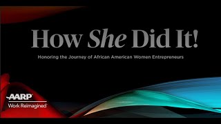 How She did It: Benita Johnson and Gwen Hurt by AARP Programs 309 views 4 years ago 15 minutes
