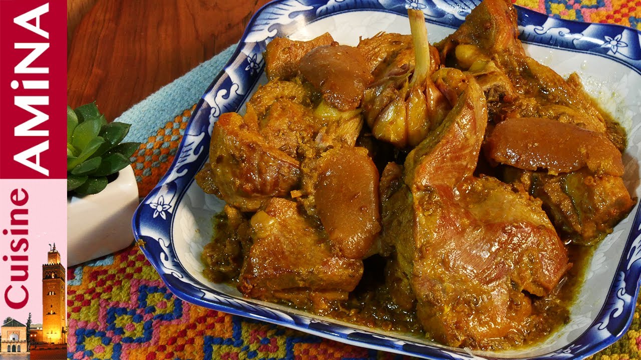 طنجية بيبي - الديك الرومي المراكشية فالكوكوط على حقها وطريقها من عند أمينة المراكشية