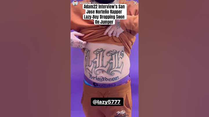 Adam22 Interview’s San Jose Norteño Rapper Lazy-Boy Dropping Soon On Jumper #lazyboy #adam22 #cmac