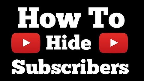 how to hide subscribers on youtube | subscribers hide kaise kare | subscribers hide kaise karen