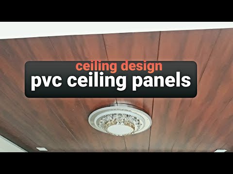 Installation of pvc ceiling panels | using metal furring framing | polyvinyl chloride materials