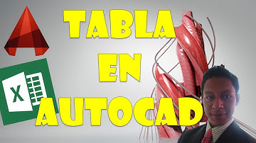 INSERTAR UNA TABLA DESDE EXCEL EN AUTOCAD FÁCIL Y SENCILLO!!