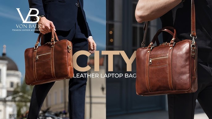 CEO Executive Brown Leather Office Bag - Leather Goods