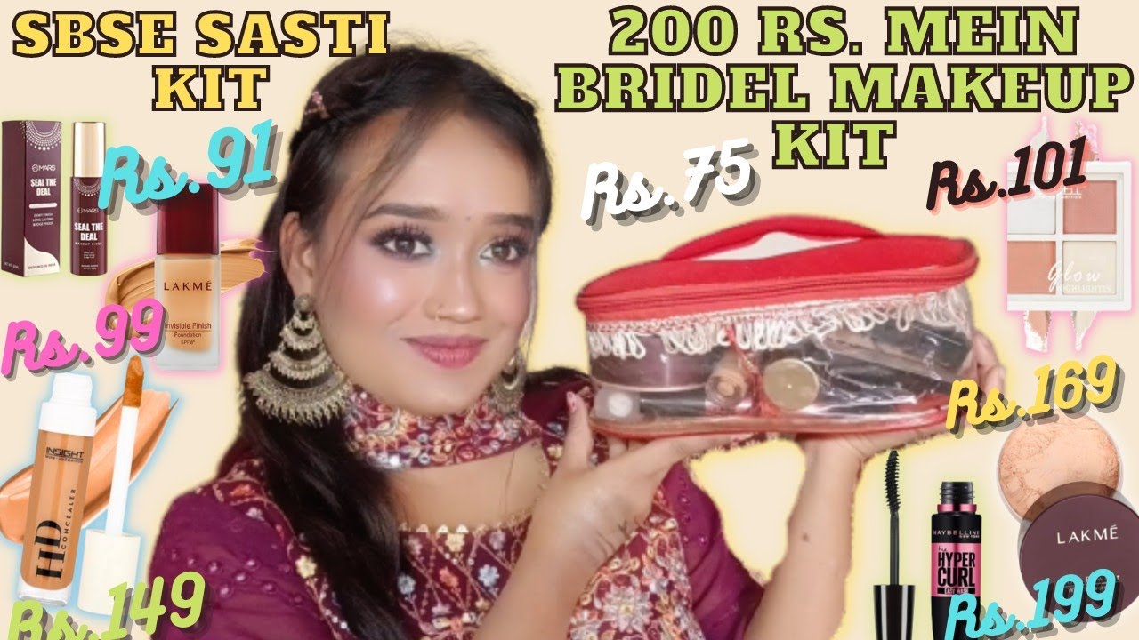 सिर्फ 200 Rs. Mein Full Bridel Makeup Kit Start Rs.75 Best