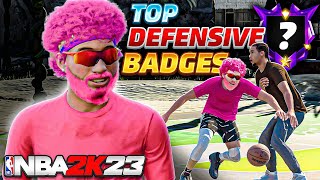 The BEST DEFENSIVE BADGES on NBA 2K23 to WIN EVERY GAME