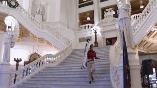 An architect designed custom clocks for Pennsylvania's Capitol a century ago. They're still ticking