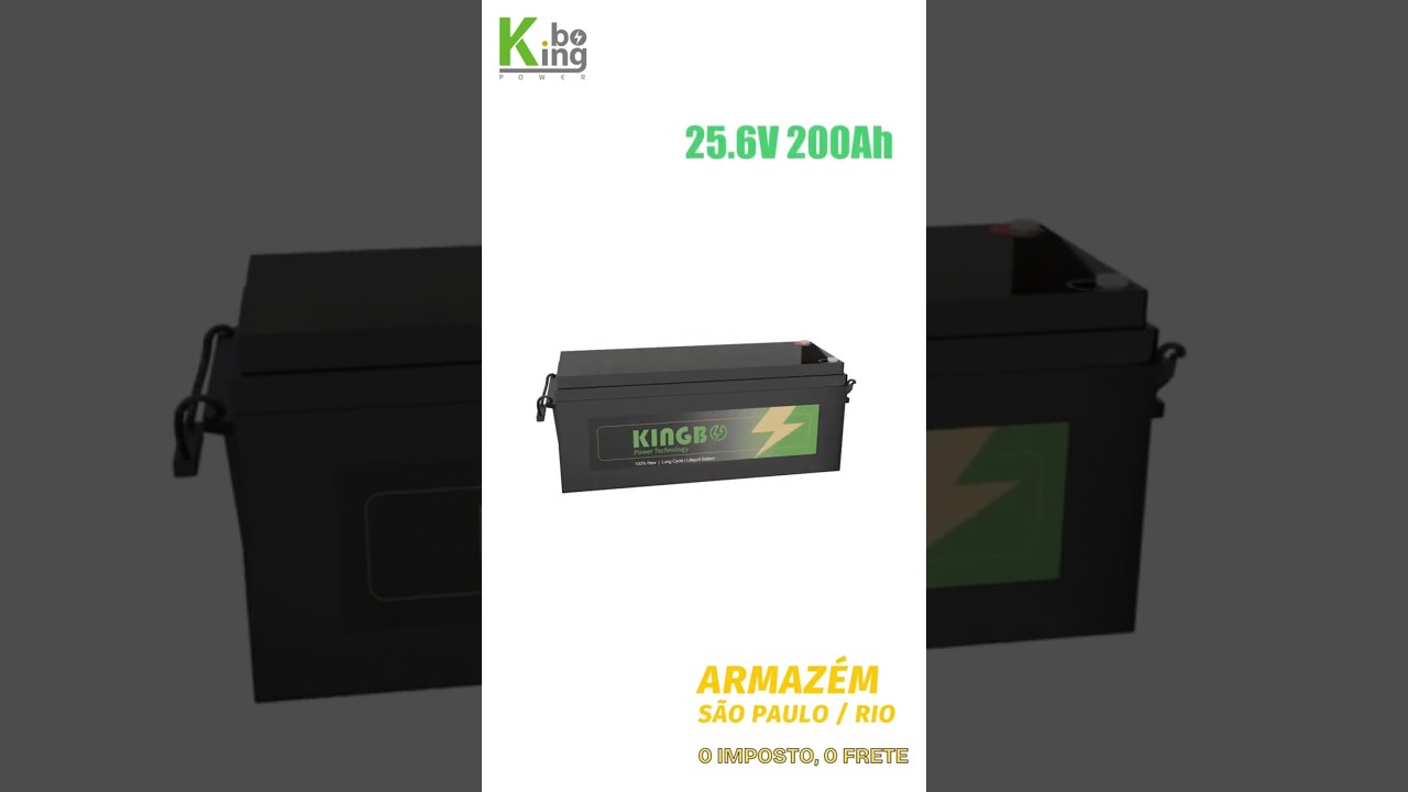 🔋A Kingbo Power traz esta bateria LifePO4 24v100ah para quem busca autonomia energética! ⚡️