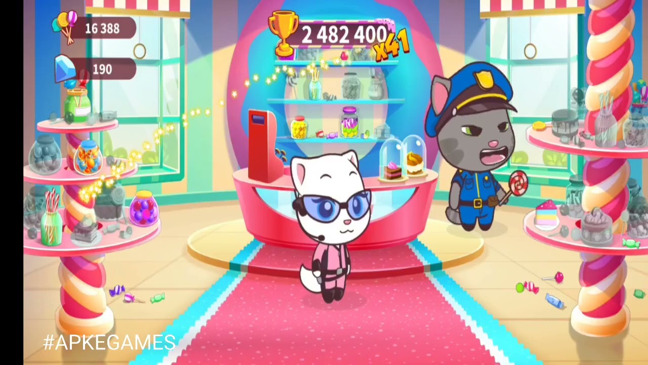 Talking Tom Candy Run Gameplay Android ios