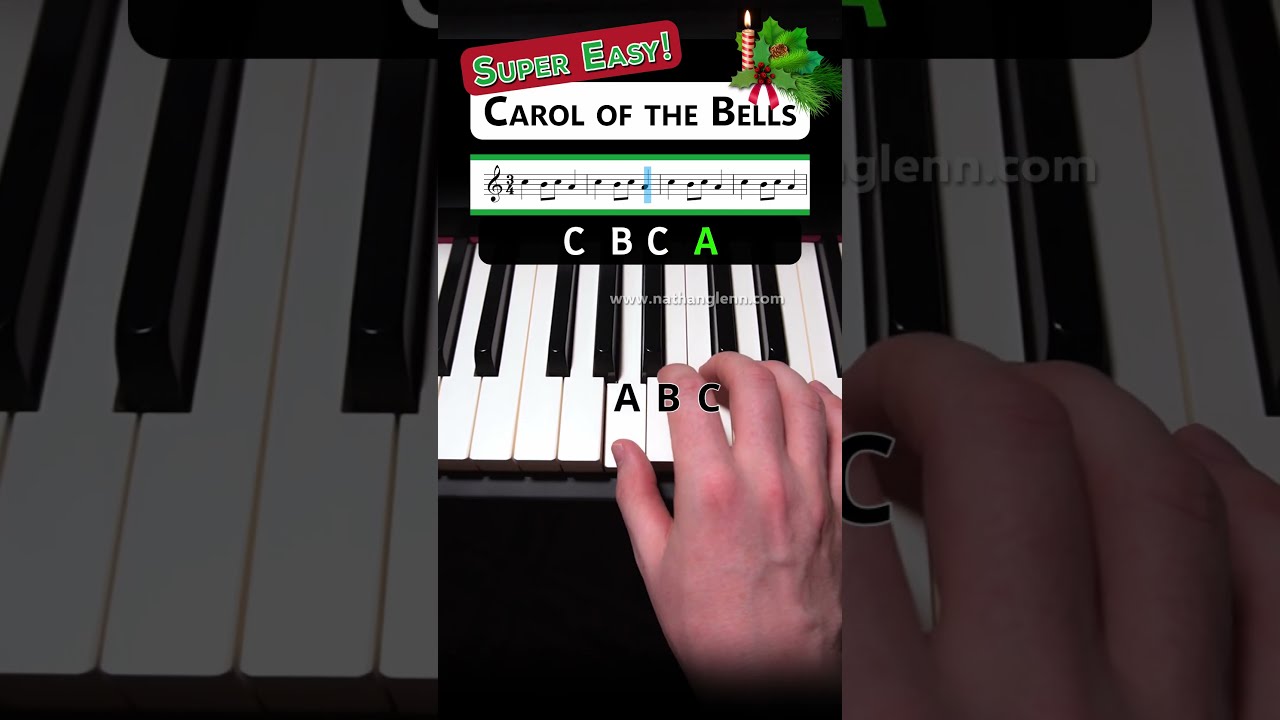 Carol Of The Bells Anyone Can Play This Piano Tutorial 