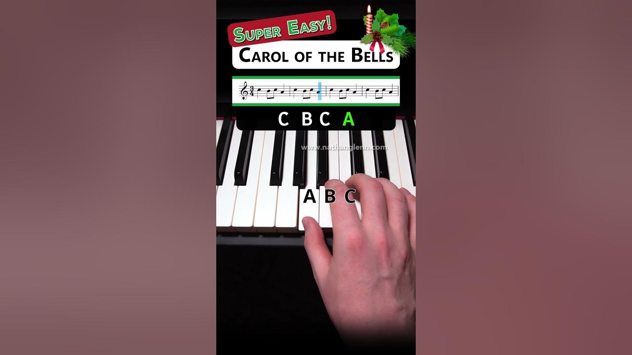Carol of the Bells - anyone can play this! (Piano Tutorial) 🎄🎉🎹