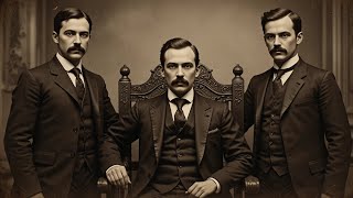 1905 Three Brothers Pose Together — Zooming In on One Brother’s Eyes Reveals a Shocking Secret 