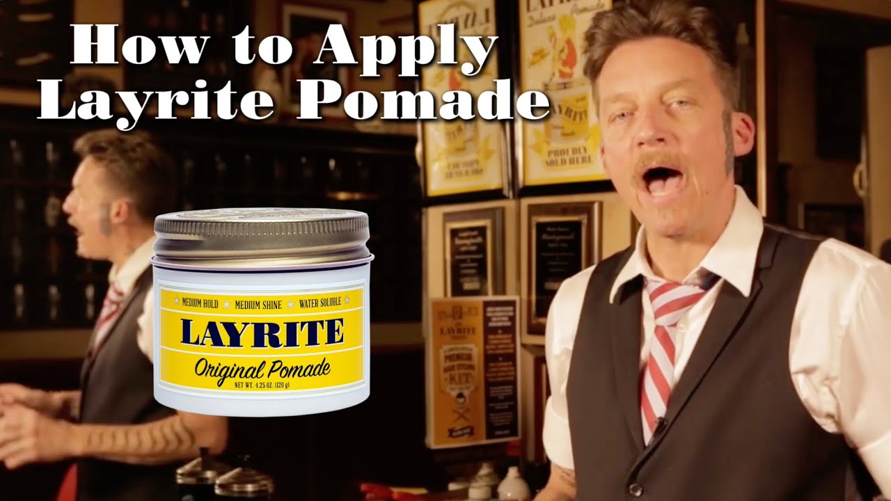 How to Apply Layrite Pomade for Maximum Hold - YouTube