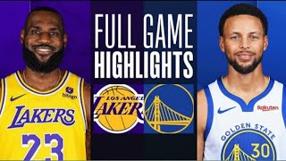 LAKERS VS WARRIORS FULL GAME HIGHLIGHTS ,HD | NBA TODAY | NBA LIVE | NBA NEWS | NBA HIGHLIGHTS