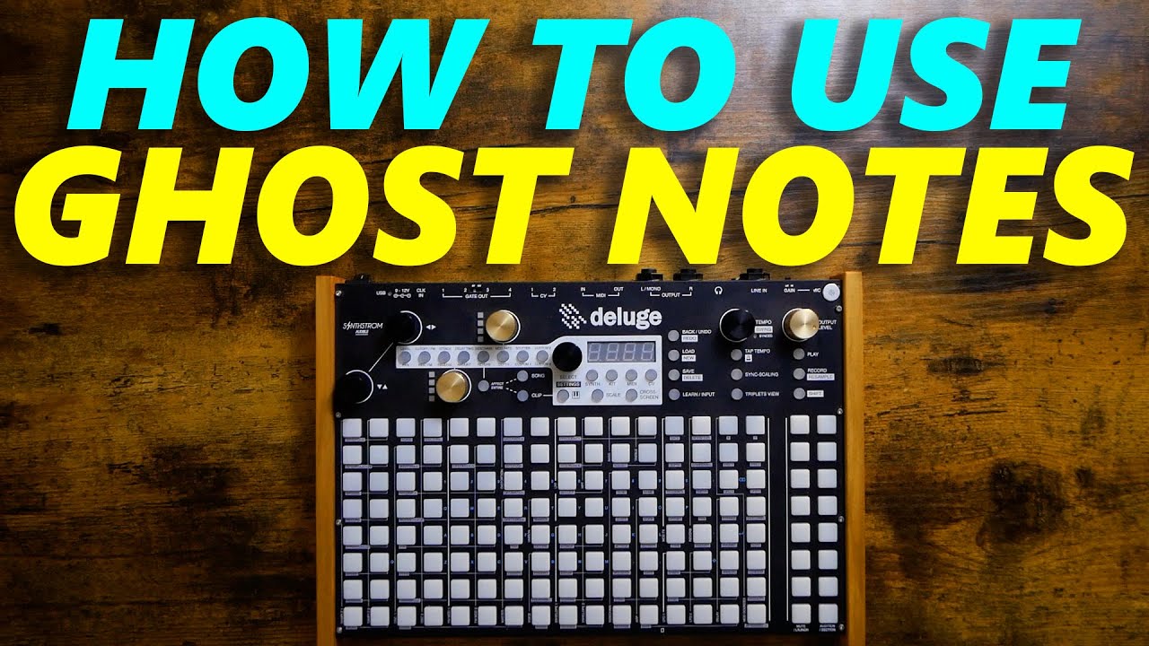Using Basic Ghost Notes in Electronic Drum Beats YouTube