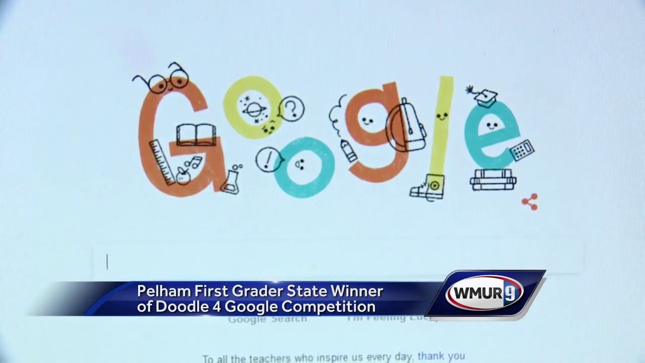 Pelham student selected as NH winner of Doodle 4 Google competition YouTube
