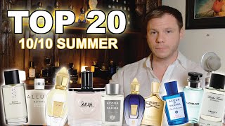 Top 20 Best Fragrances for Summer 10/10 Fragrances #summerfragrances #top20