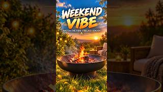 Relaxing Fire Bowl 🔥 | Sunday Vibes, Nature Relaxation & Stress Relief #nature #relaxing #weekend