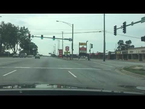 Driving in Alsip, Illinois, looking to enter the 294 Tollway towards Indiana