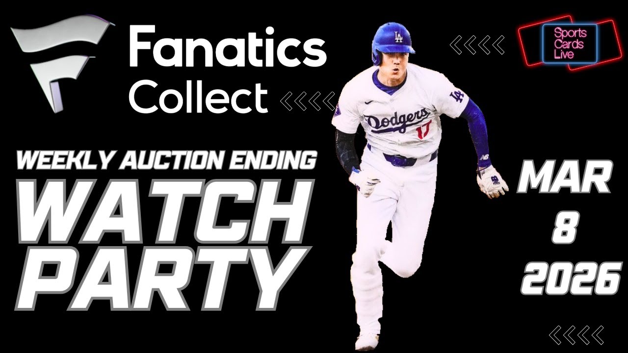 Fanatics Collect Weekly Sports Card Auction (#216) Ending Live Coverage & Analysis
