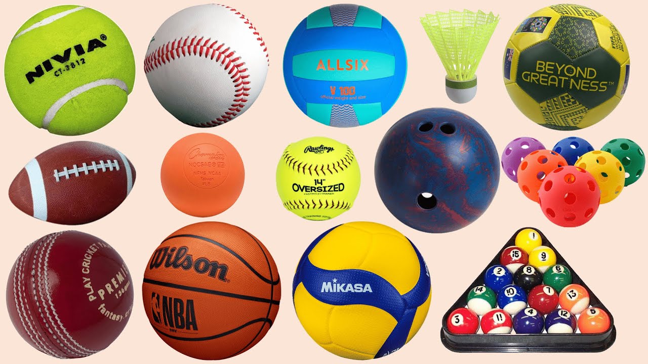 Ball Vocabulary Types Of Balls Different Types Of Ball Learning 
