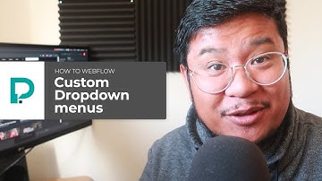 How to Webflow: Custom Dropdown menus - Tutorial (2019)