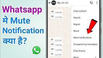 Whatsapp mein mute notification kya hai | Mute notifications whatsapp kya hai 